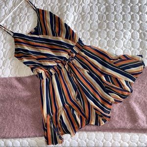 Striped romper (M)